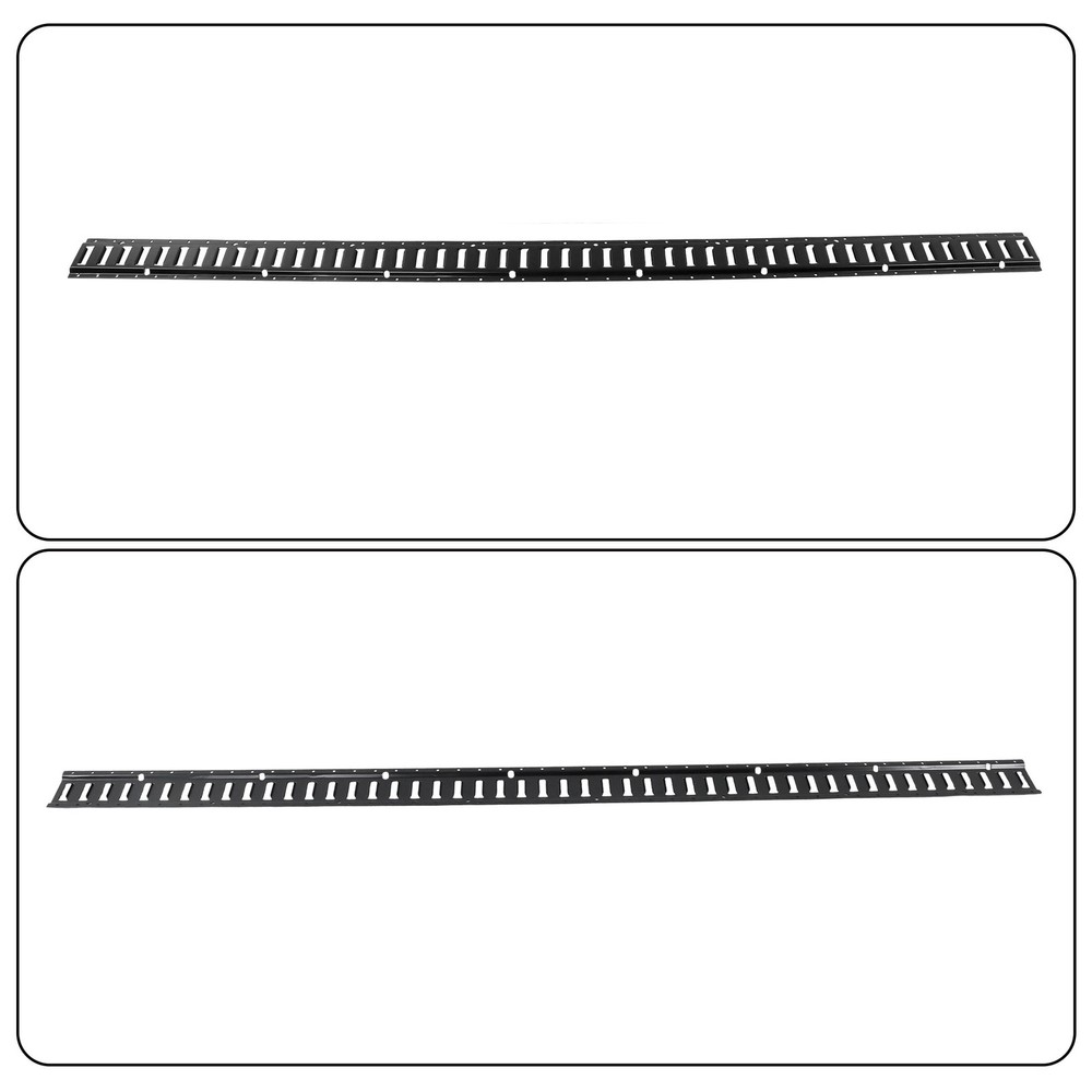 Black 5 Pack 8' E Track Tie Down Rail Kit For Garages Vans Trailers Tie Downs