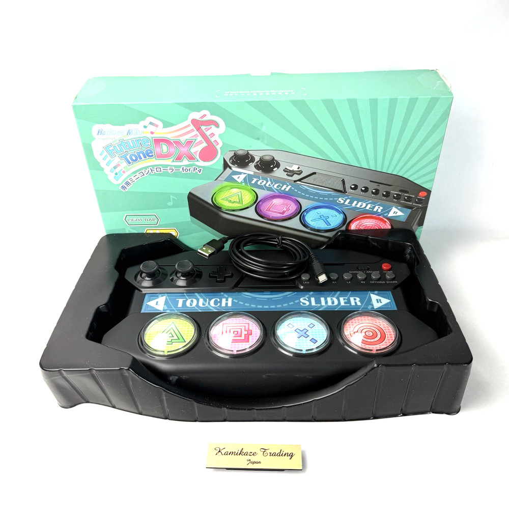 PS4 Hatsune Miku Project DIVA Future Tone DX Mini Controller Mint from Japan