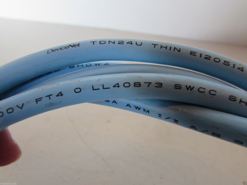 6 Foot  DeviceNet TDN24U Thin E120514 (UL) Cable Omron