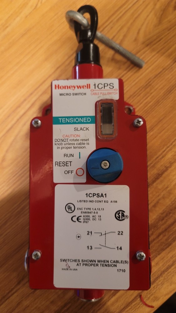 HONEYWELL CABLE PULL MICRO SWITCH 1CPSA5  1CPS