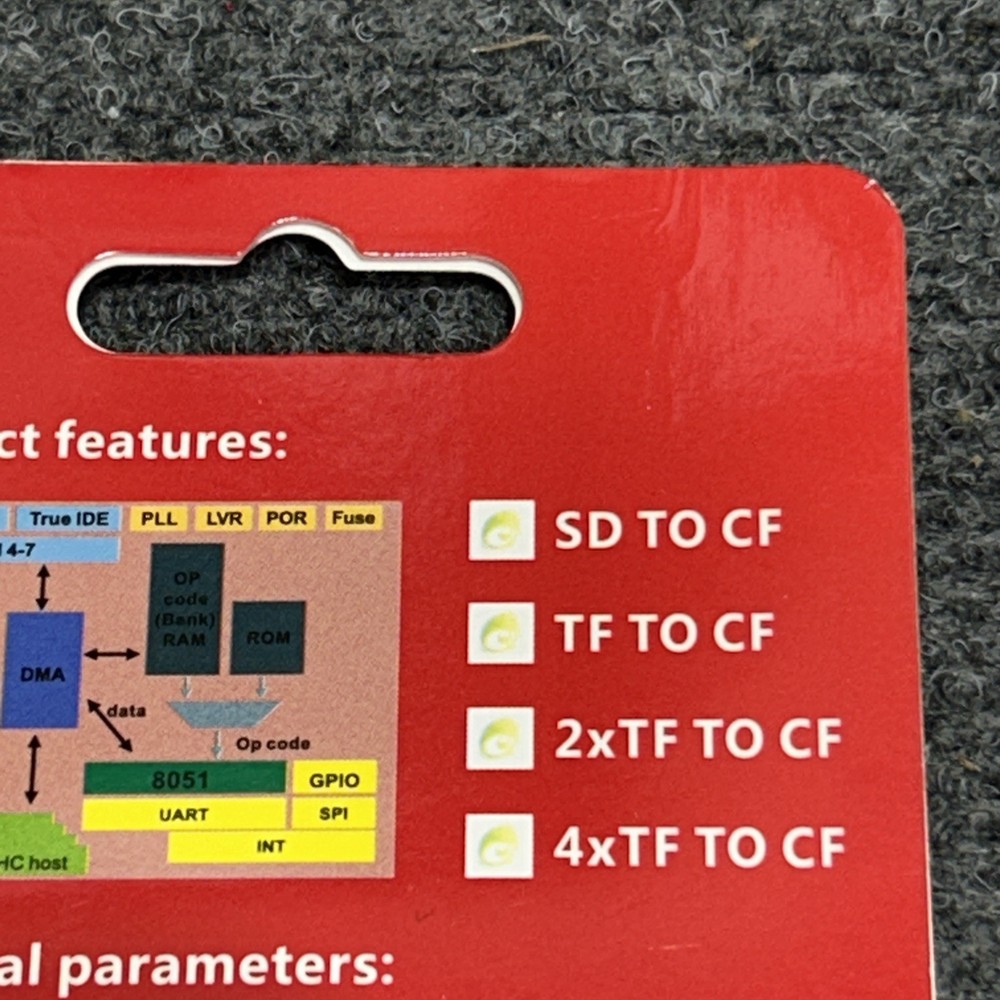Extreme CF Adapter Type 1 Micro SD XC support SDHC SDXC SD3.0 - New in Package