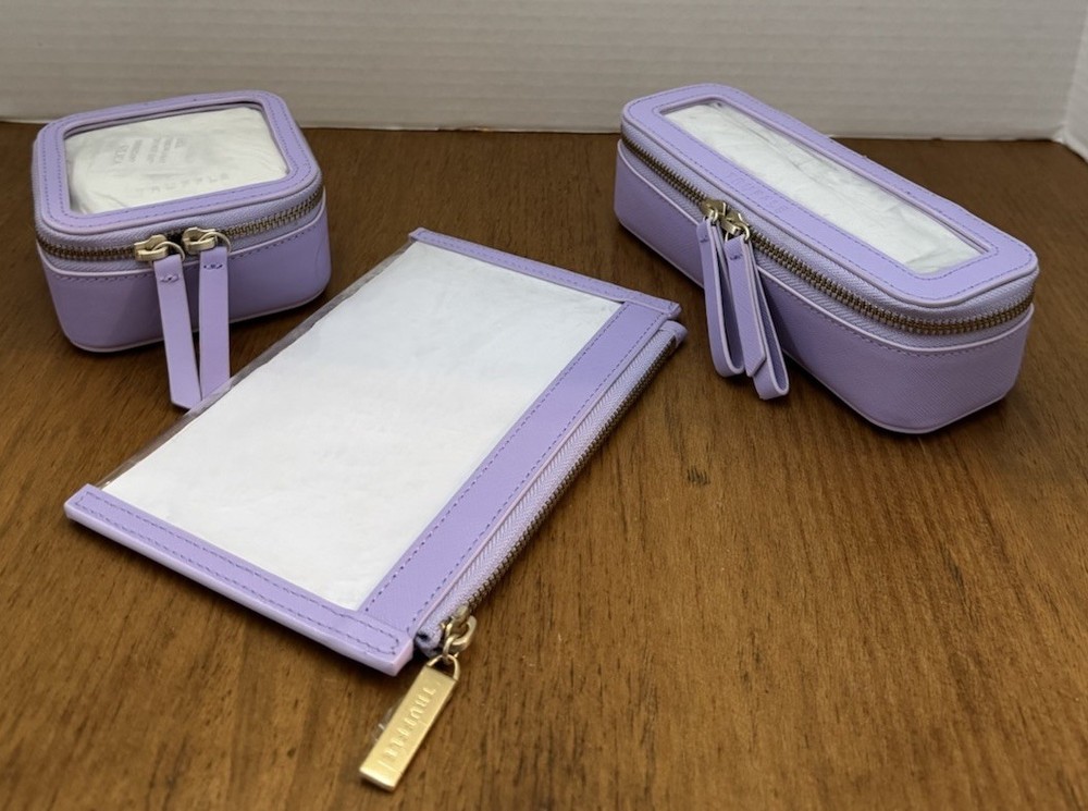 Truffle Lilac Leather Bundle - 3 Pieces NEW