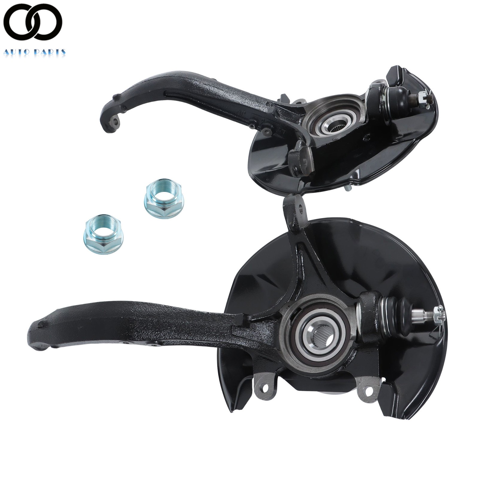 For Honda Accord 2.4L Pair Front Steering Knuckle & Wheel Bearing Hub Assembly