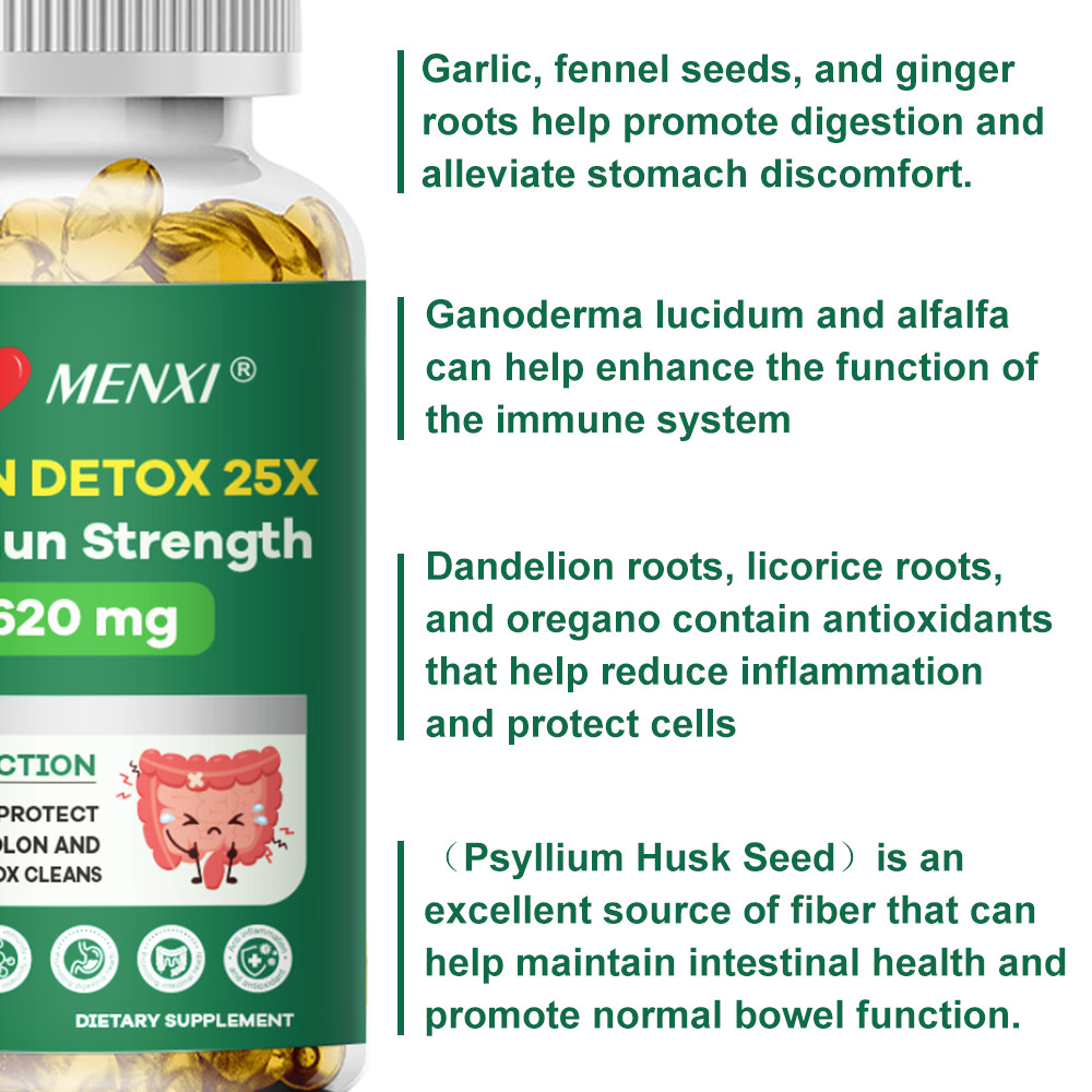 PARASITE DETOX BODY CLEANSE Complex Anti- PARASITE Gut Health Cleanse Support