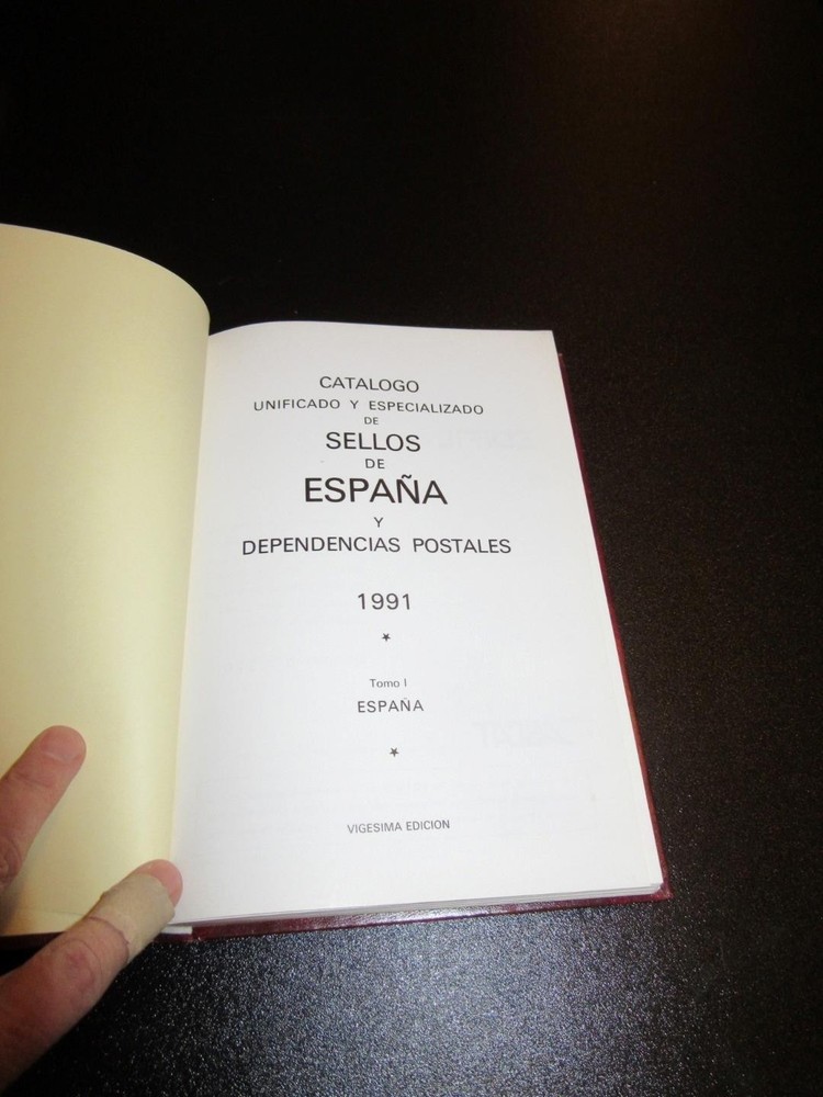 Espana Y Dependencias Postales catalogo unificado especializado de sellos