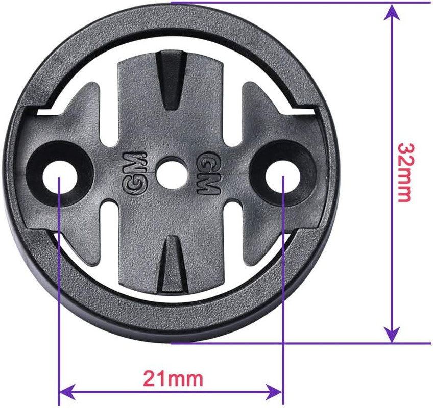 Bicycle Computer Mount Co-Polymer Insert Adapter Replacement for Out Front Bike