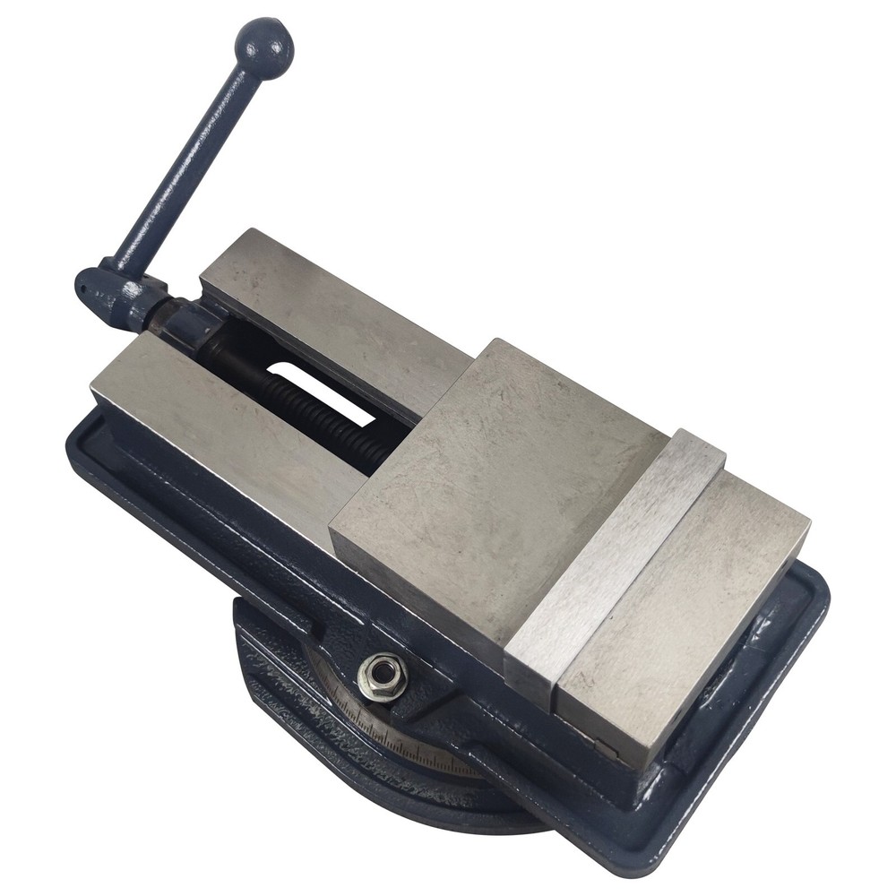 5" Milling Machine Bench Vise with Base Corner-fixed Bench Vise Flat Tongs