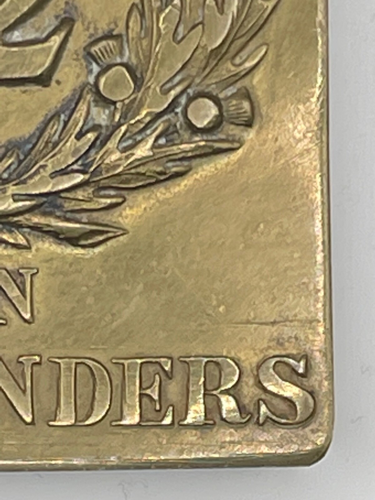 RARE ORIGINAL BRITISH VICTORIAN ERA 72nd DUKE ALBANY OWN HIGHLANDERS BELT PLATE