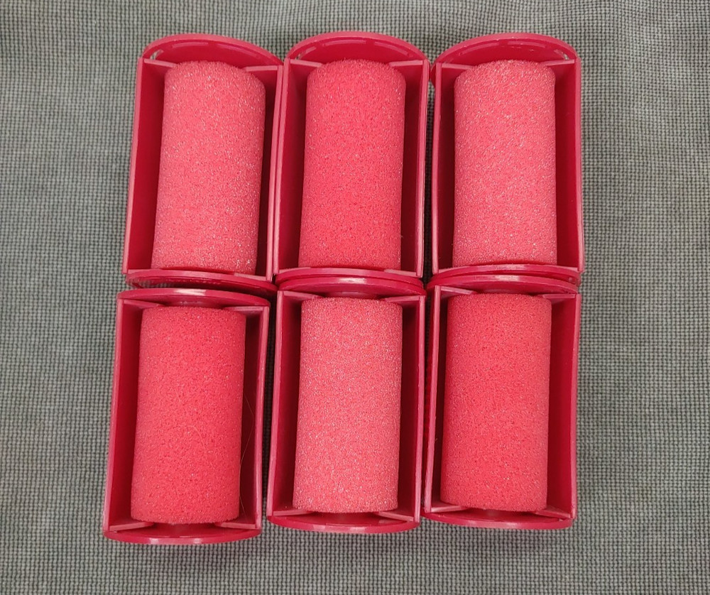 6 Caruso Large Replacement Rollers - EUC
