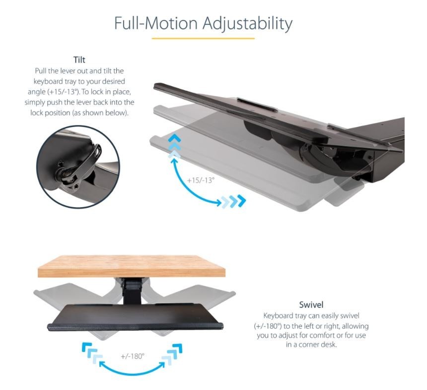 StarTech Under Desk Keyboard Tray