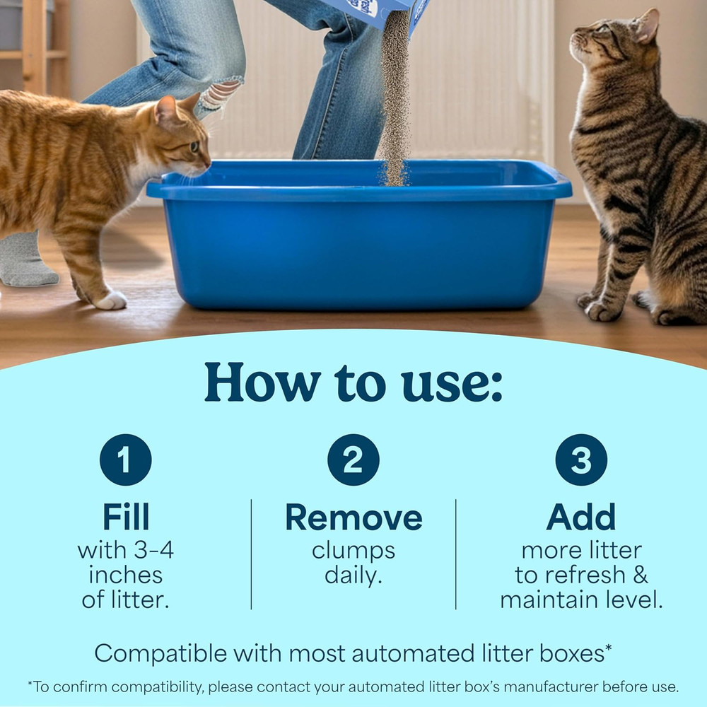Fresh Step Clumping Cat Litter, Multi-Cat, Long Lasting Odor Control Kitty Litte