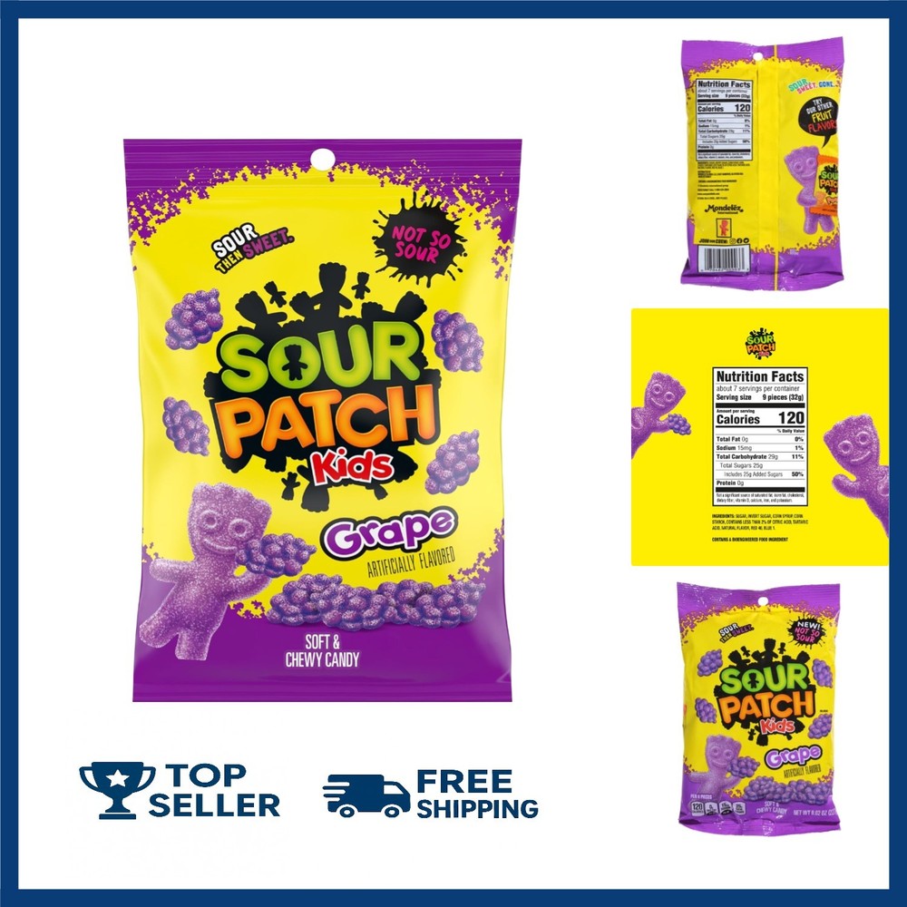 Grape Soft & Chewy Candy, 8.02 oz