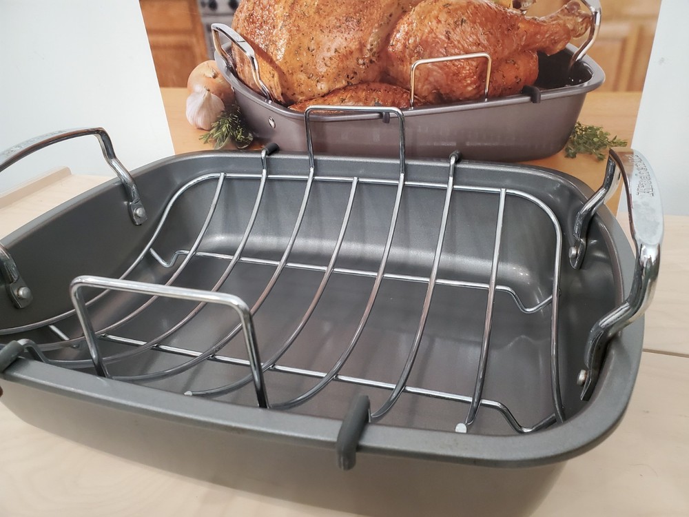 KitchenAid Roaster Pan With Rack Non Stick 17"X13"
