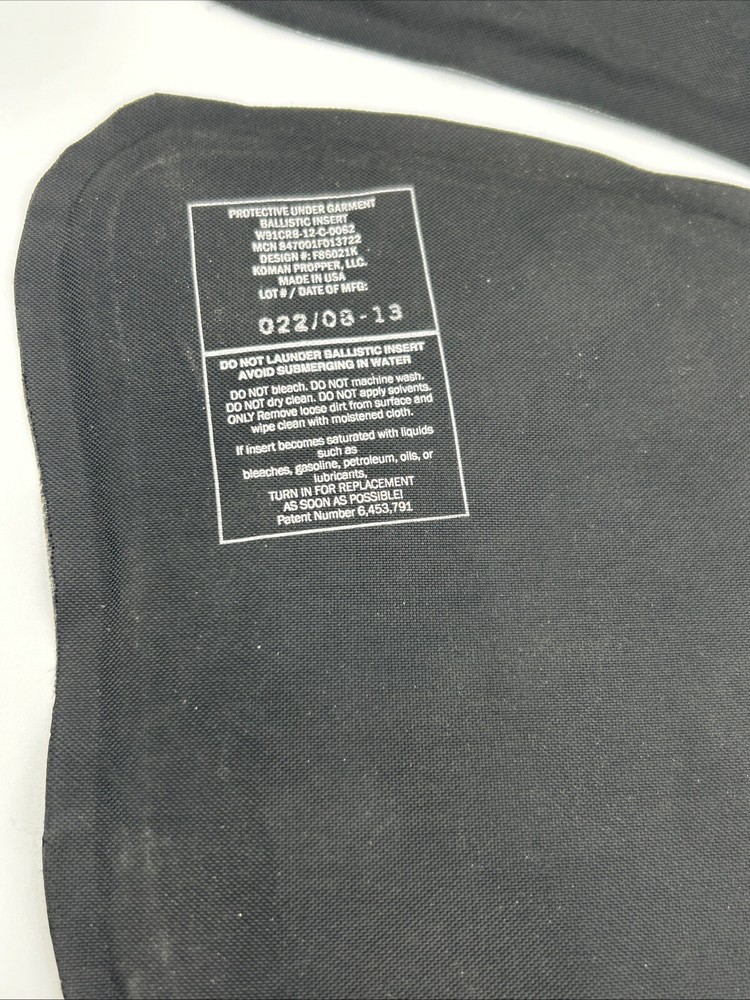 Protective Under Garment PUG Inserts