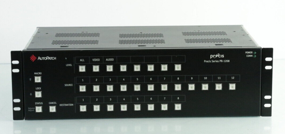 AMX Autopatch PR-1208 Audio & Video Matrix Switch o145