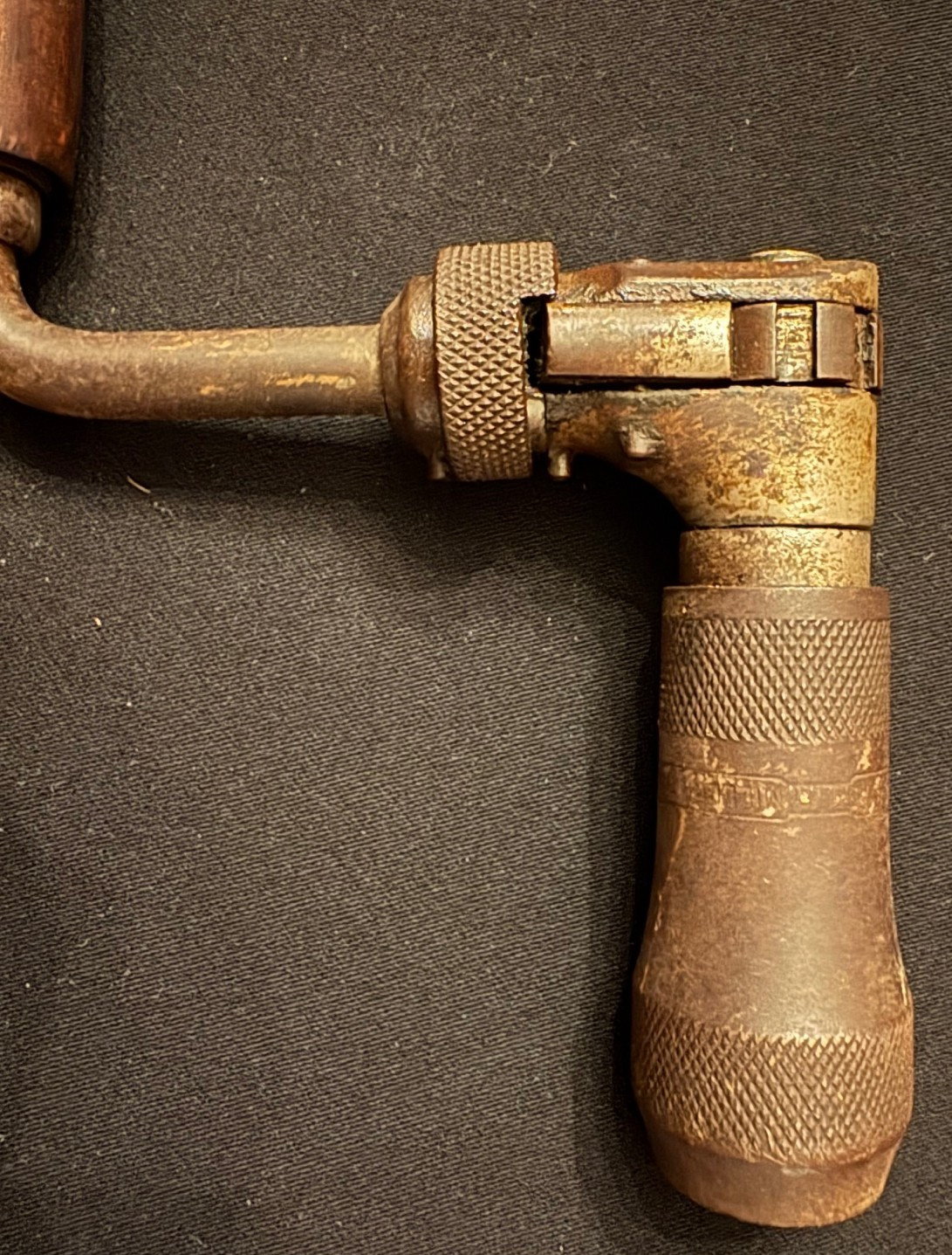 Antique Hand Tools-Hacksaw/Brace Drill/Eggbeater Drill/Spiral Rachet Screwdriver