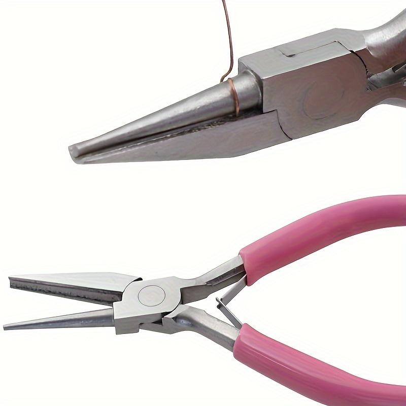 5" Round Concave Pliers – Precision Wire Loop Tool for Jewelry Making & Diy Use