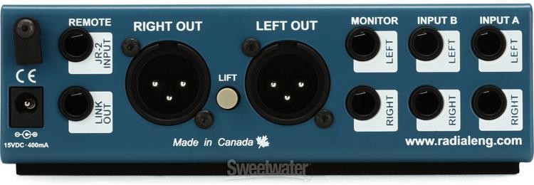 Radial BackTrack 2-ch Active Direct Box and Audio Switcher