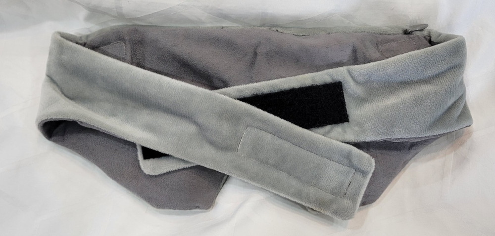Gravity Weighted Sleep Mask, Pale Gray