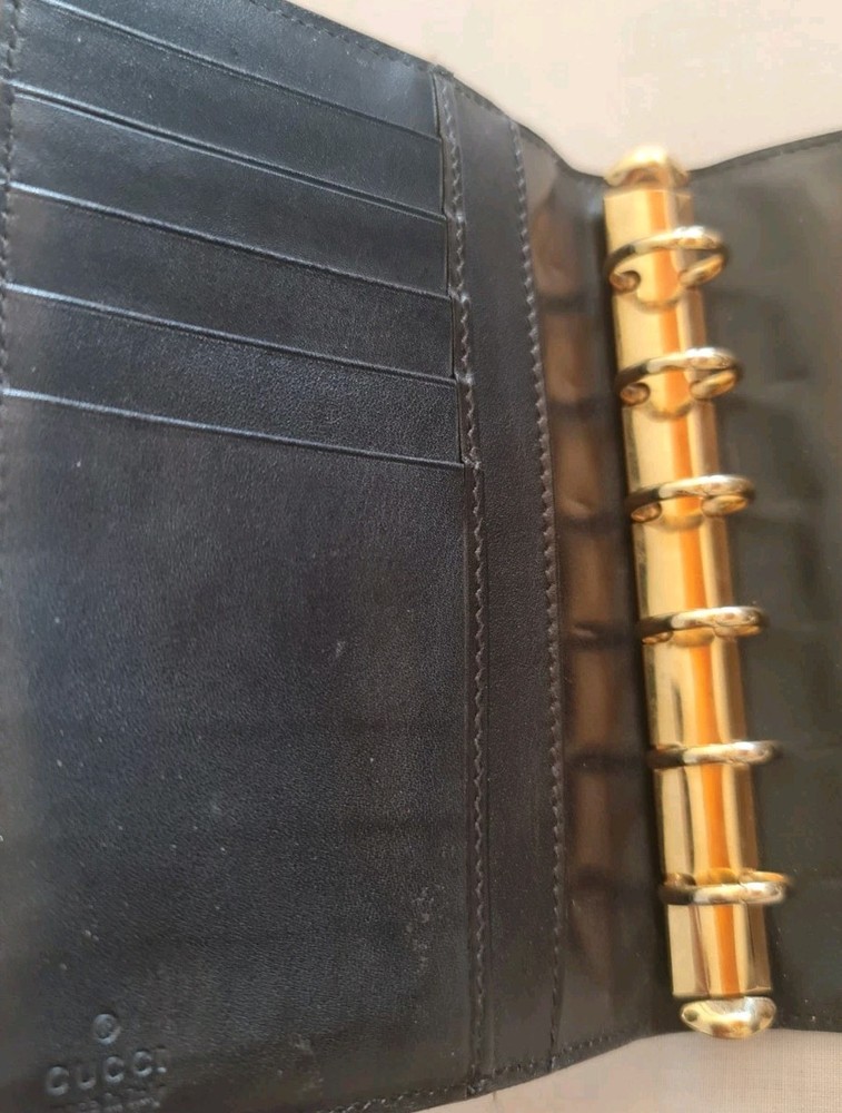 Authentic Gucci Snakeskin Leather Agenda