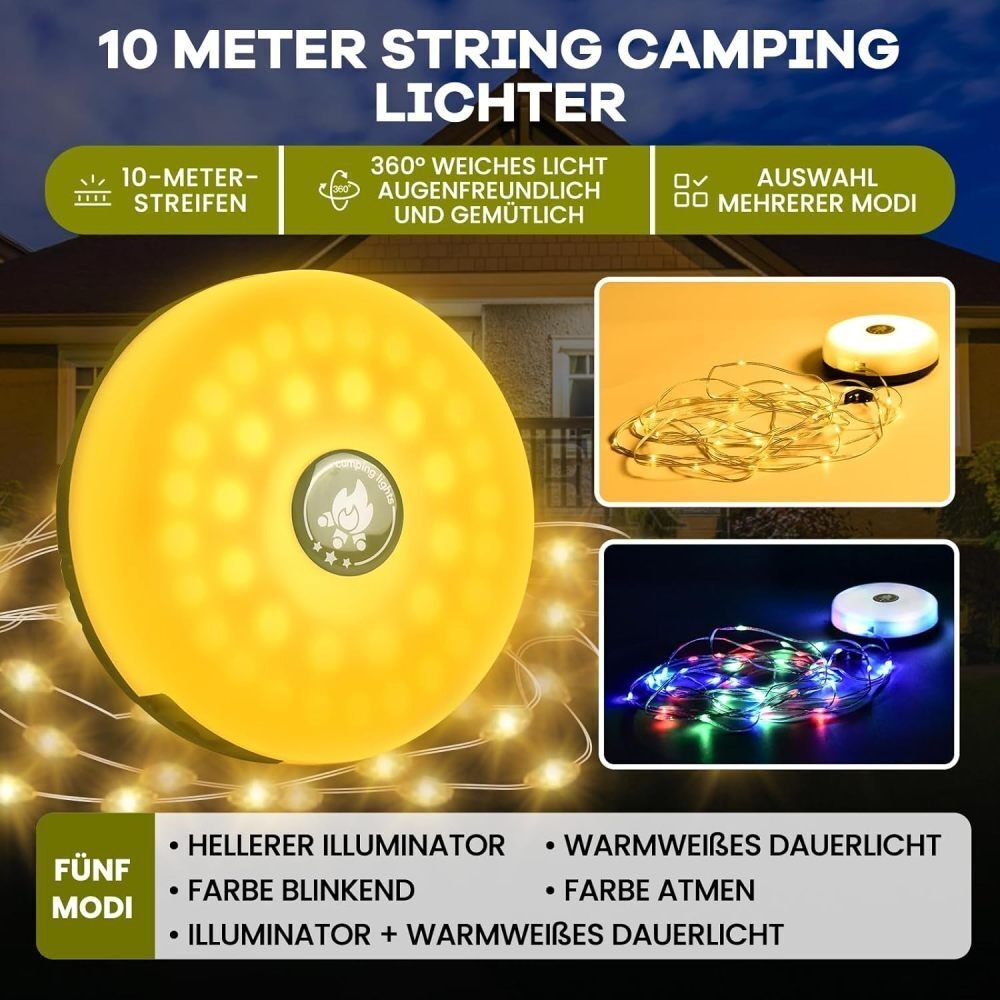 LED Stripe Camping Light Chain Multifunction USB Charging Camping Light New