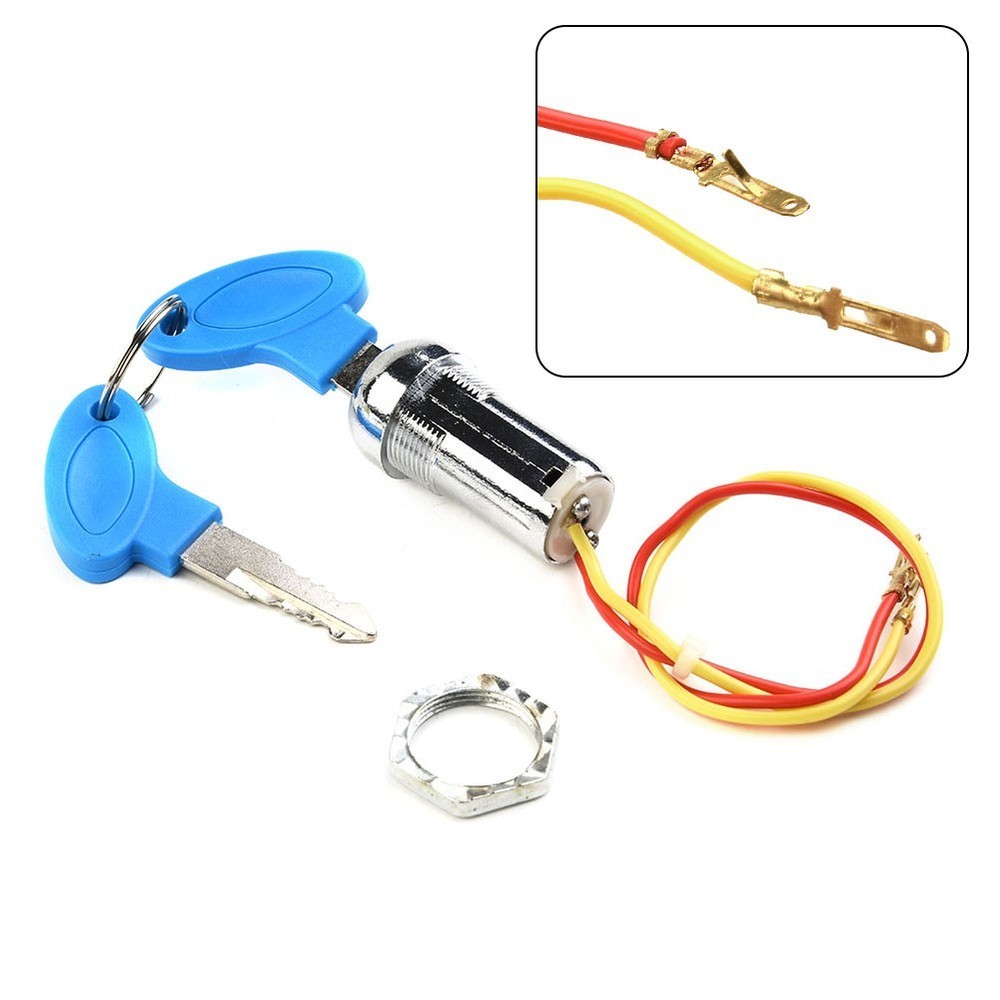 2 Keys Ignition Switch Lock 2 Wire Ignition Switch Key Plastic And Alloy