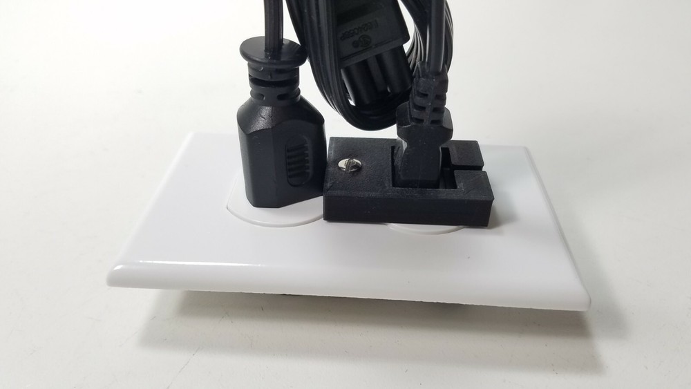 Secure-It Plug Holder "Keeps Your Plugs Secure* for your Router/Security System