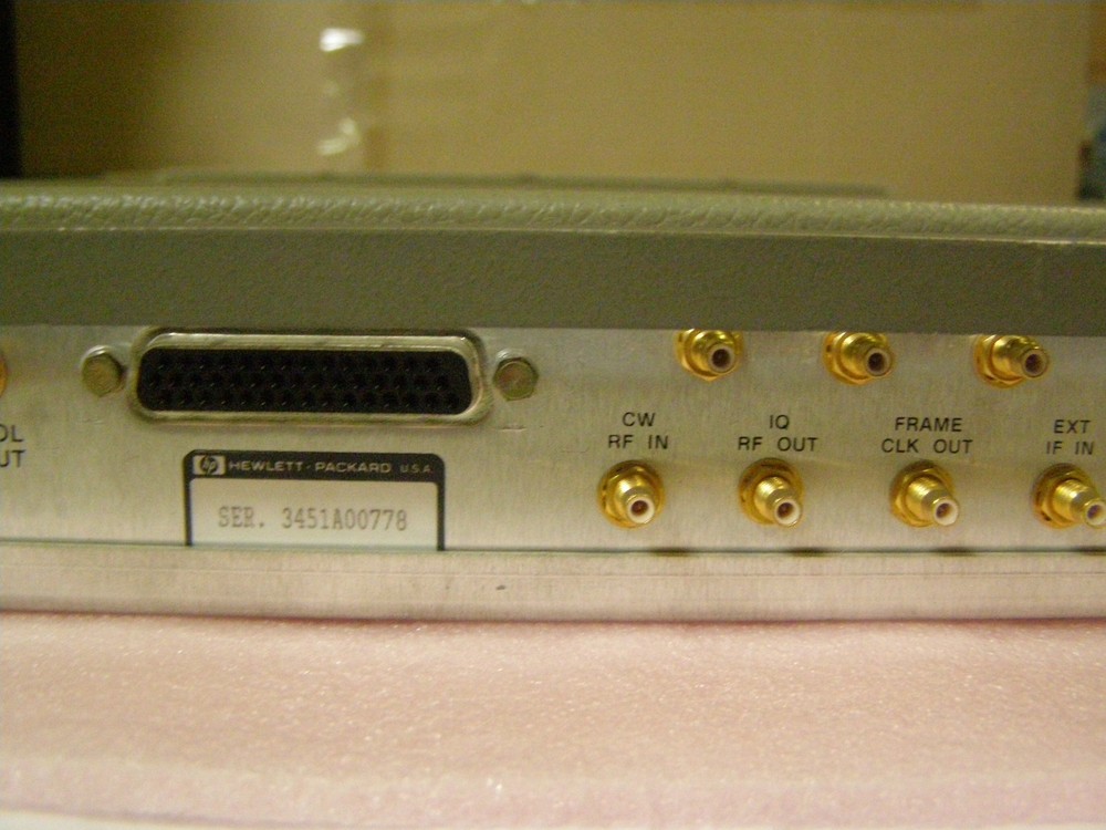 HP 83201A DUAL MODE CELLULAR ADAPTER Interface