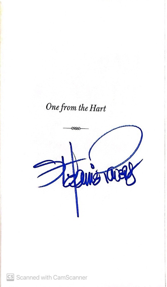 Stefanie Powers ONE FROM THE HART Signed Book