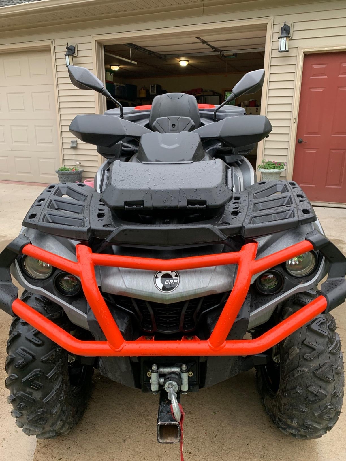 For CF MOTO CFORCE 600 500 800 1000 ATV Rearview Mirrors + 7/8" Handlebar Clamps