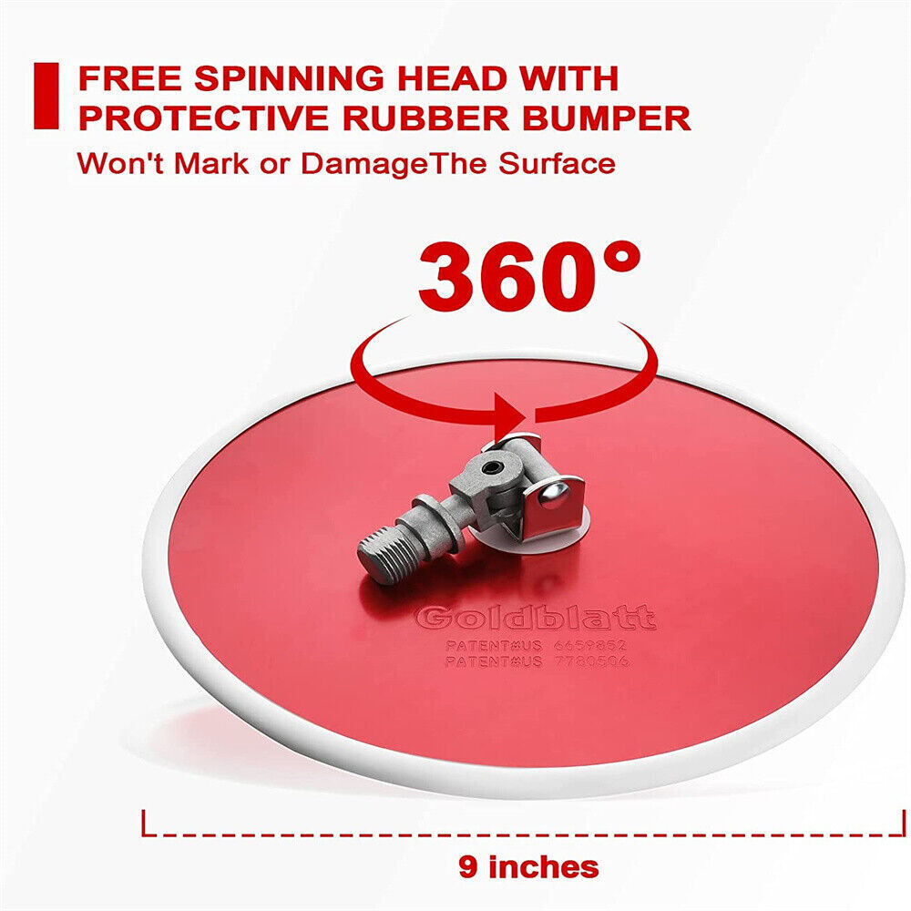 Goldblatt 9" Drywall Sander 80 x 100/180 Mixed Grit 30PC Sanding Discs-Hook Loop