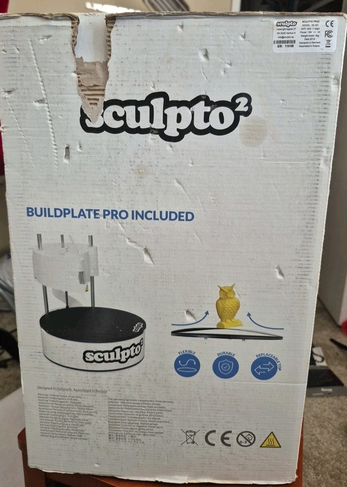 3D Printer Sculpto Pro 2 + 6 Filaments