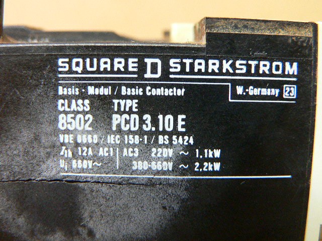 Square D 8502-Pcd3.10E Contactor 24V