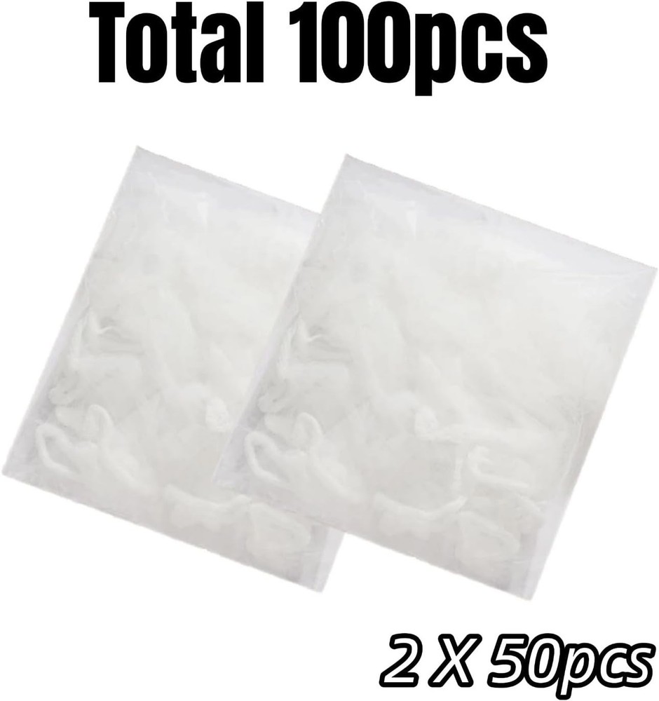 100pcs White Kitchen Sink Strainer Bags Not Include Strainer)