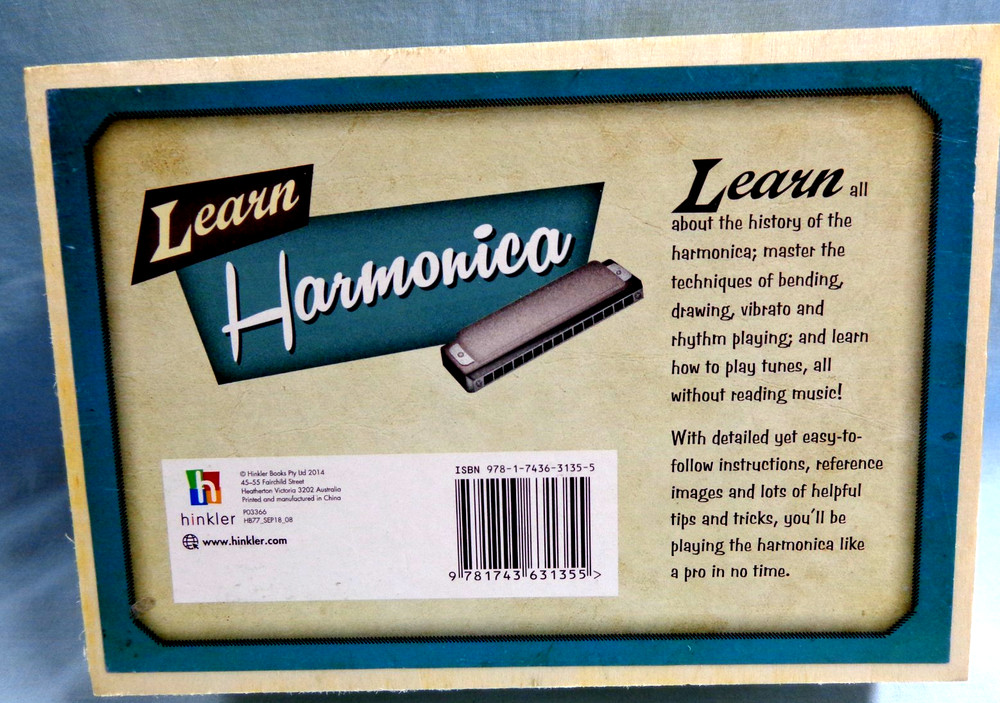 Hinkler Harmonica Learn Harmonica With Box And Instructions