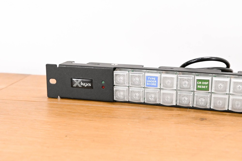 X-keys XKR-32 32-Key Programmable USB Rackmount Control Panel CG01NC3