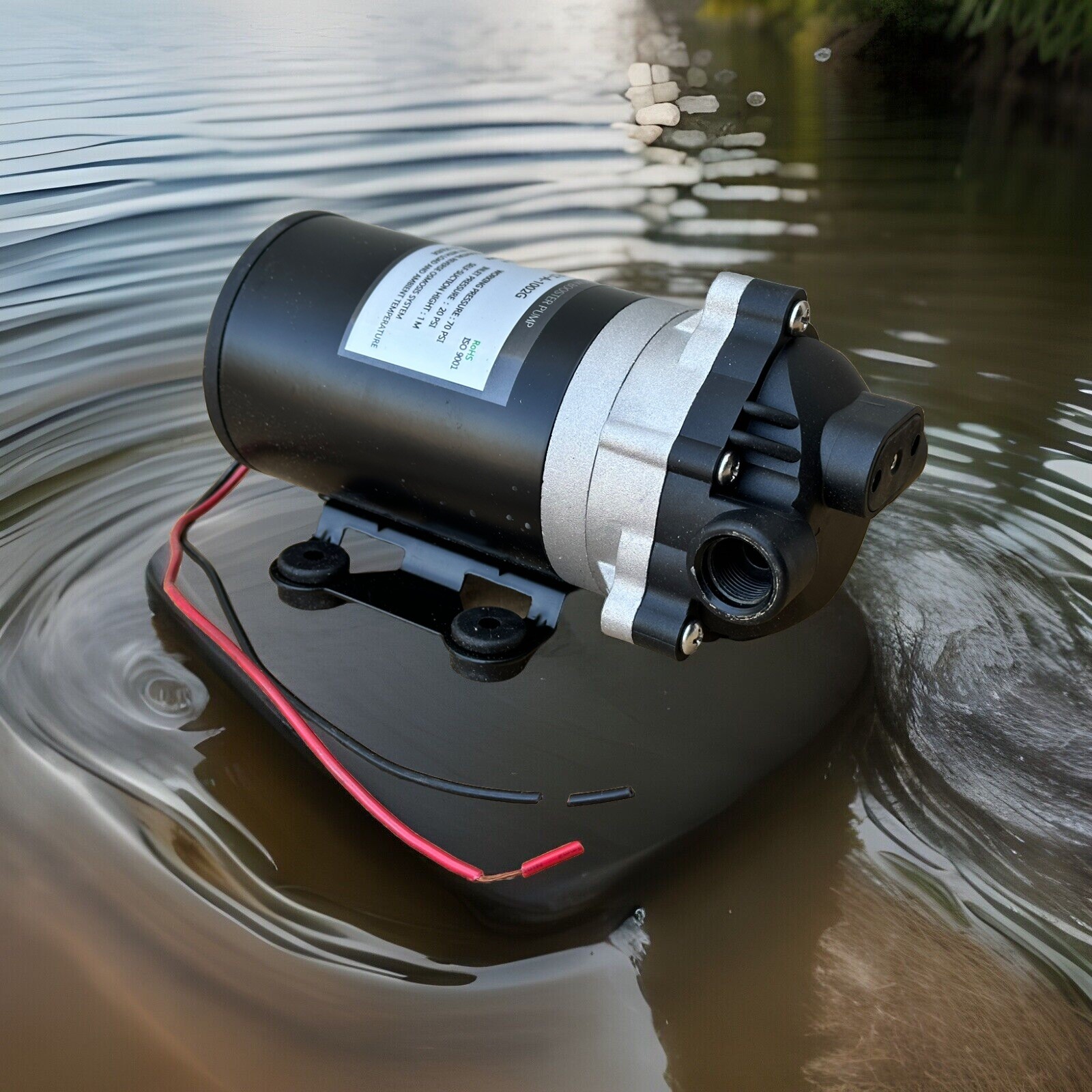 110V 24V DC/AC Diaphragm Booster Water Pump for RO Reverse Osmosis Caravan RV