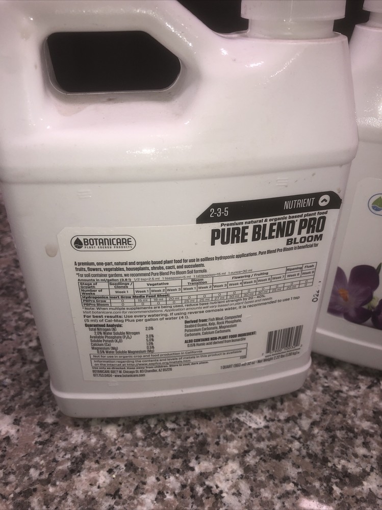 Botanicare Pureblend Pro Soil Bloom Quart