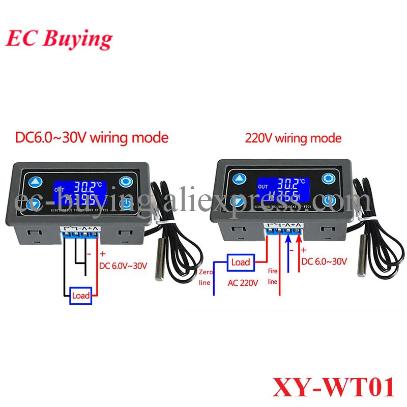 XY-WT01 Digital Temperature Controller Thermostat Module DC6V-30V with LED