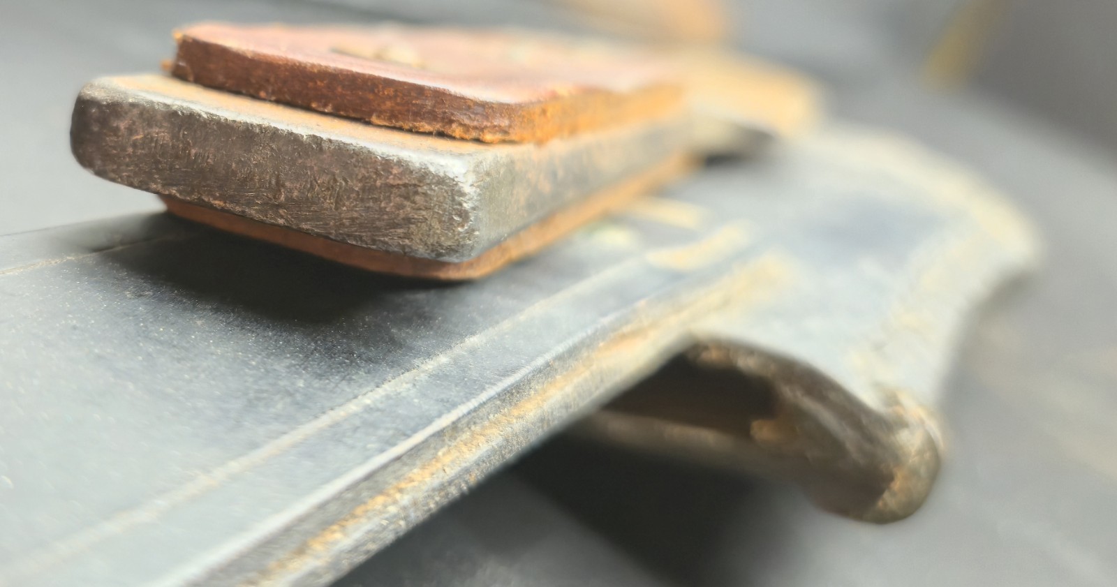 Antique Knife with Leather Sheath WWII Era Vintage Military Collectible