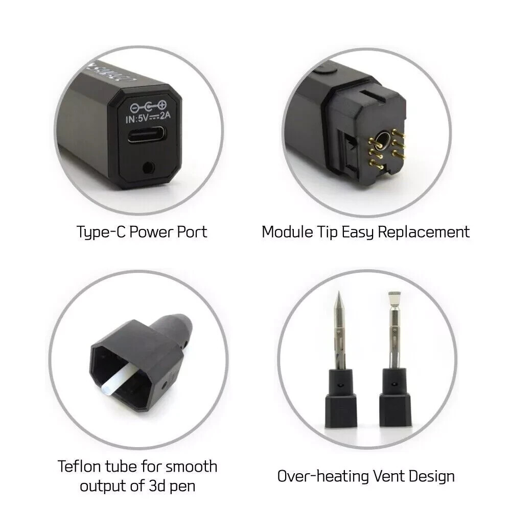 SANAGO Premium 3D Pen Set/New/3-Type Replaceable Module/Korean Artists