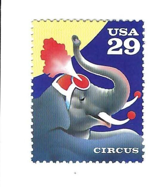 STAMP US SCOTT 2753 "Circus-Elephant" 29 CENT 1993 MNH