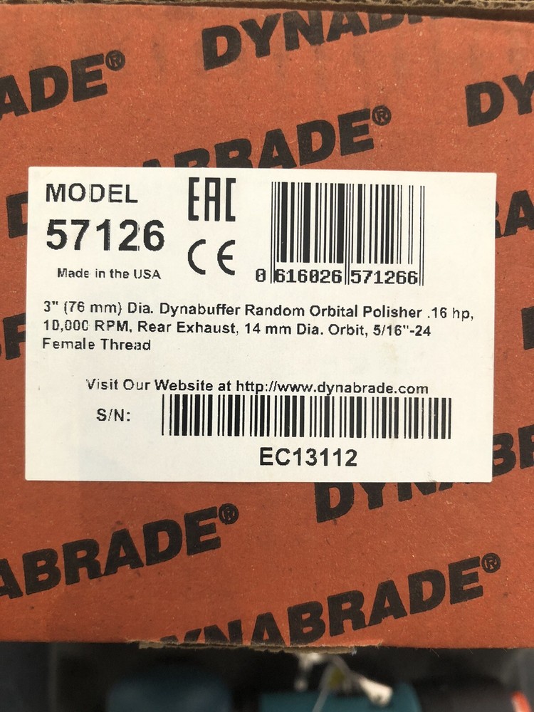 Dynabrade orbital polisher