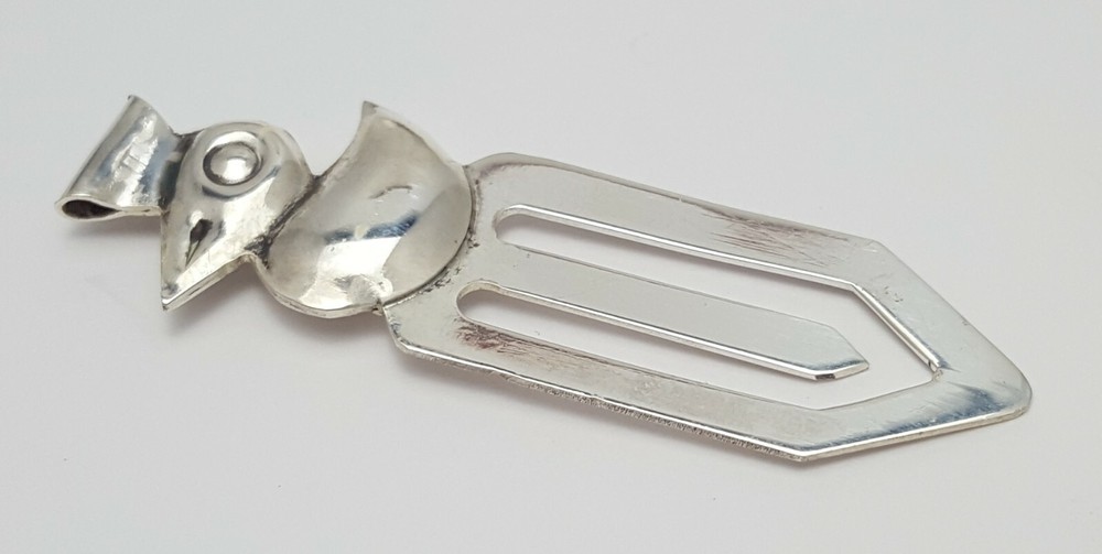 Genuine Solid Sterling Silver .925 Duck Napkin Holder 6 Piece Set - Nice!