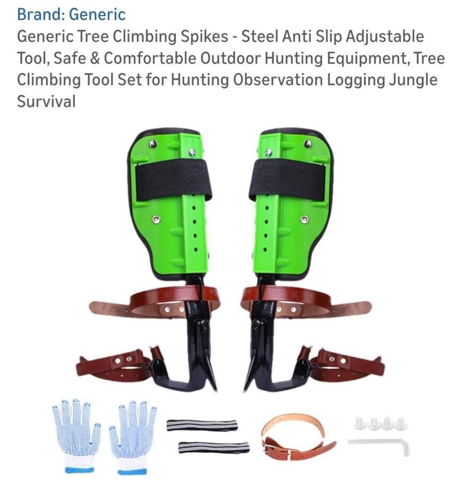 generic tree climbing spikes