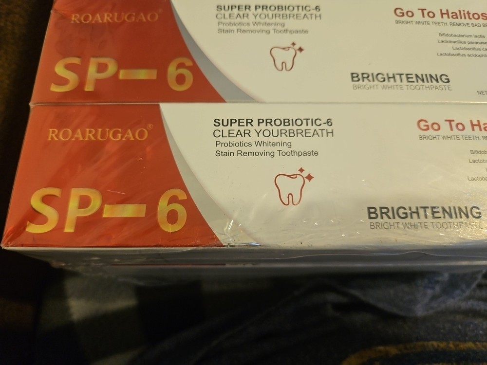 4Pcs Super Probiotic SP-6 Toothpaste, Probiotics Bright White