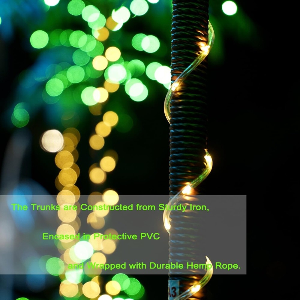 Artificial Palm Tree 7FT 260 LED Lights