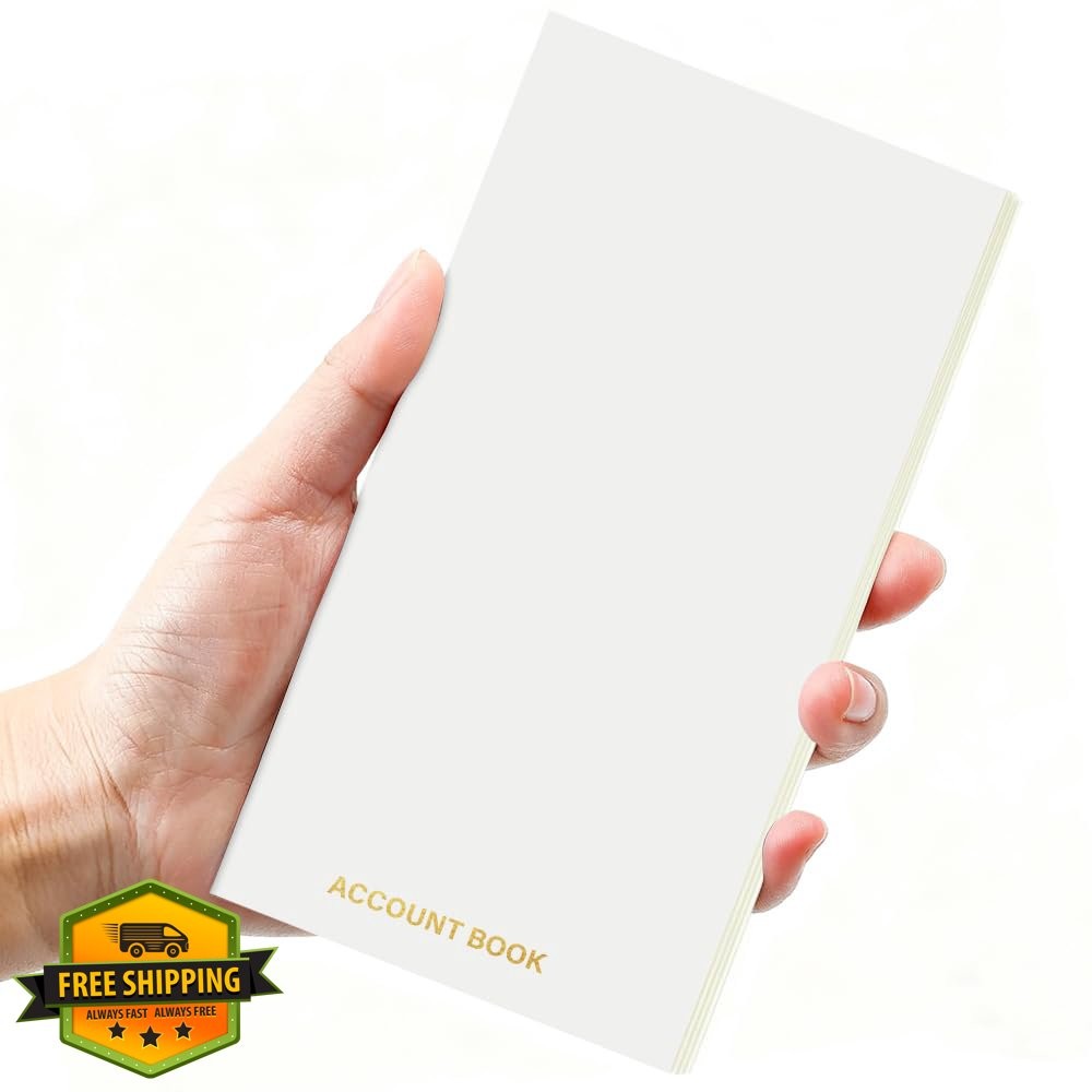 Pocket Planner Notebook Insert 30 Sheets 8.25x4.25 Account Book