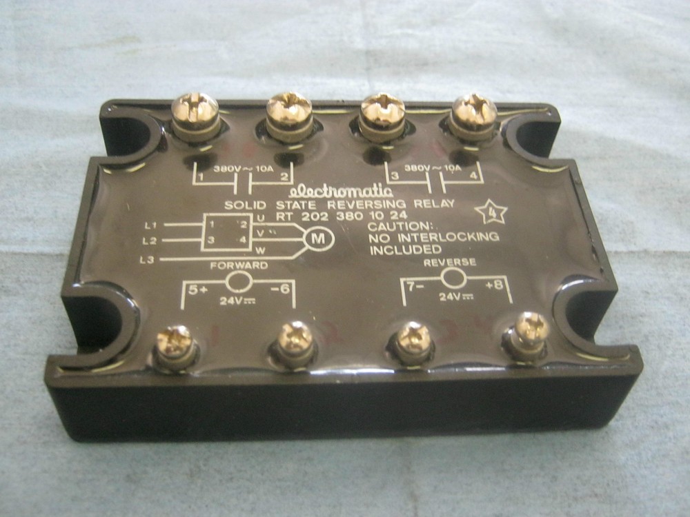 Electromatic Model: RT 202 380 10 24 Solid State Reversing Relay O
