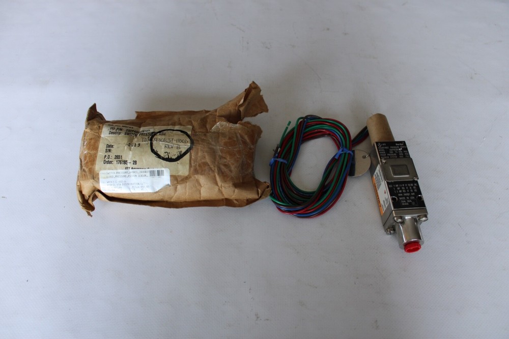 TT Neo-Dyn ADJUSTABLE PRESSURE SWITCH MODEL: 232P43C6
